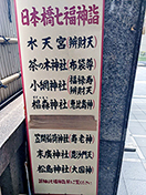 日本橋七福神詣案内板