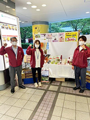 マルシェにて紹介販売